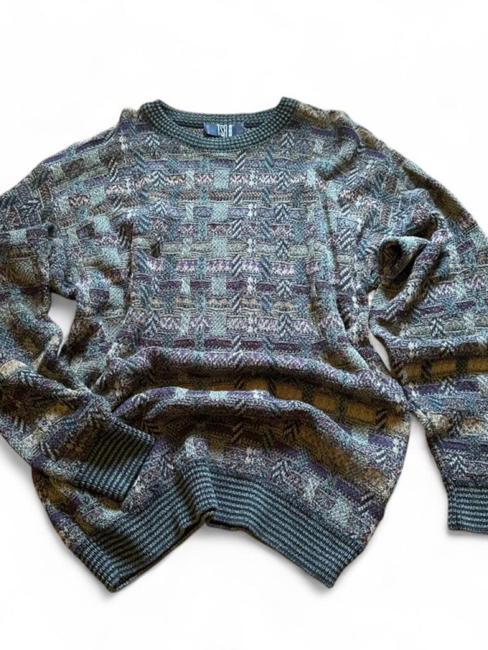 Vintage Grandpa Sweater TSR USA Knit Sweater